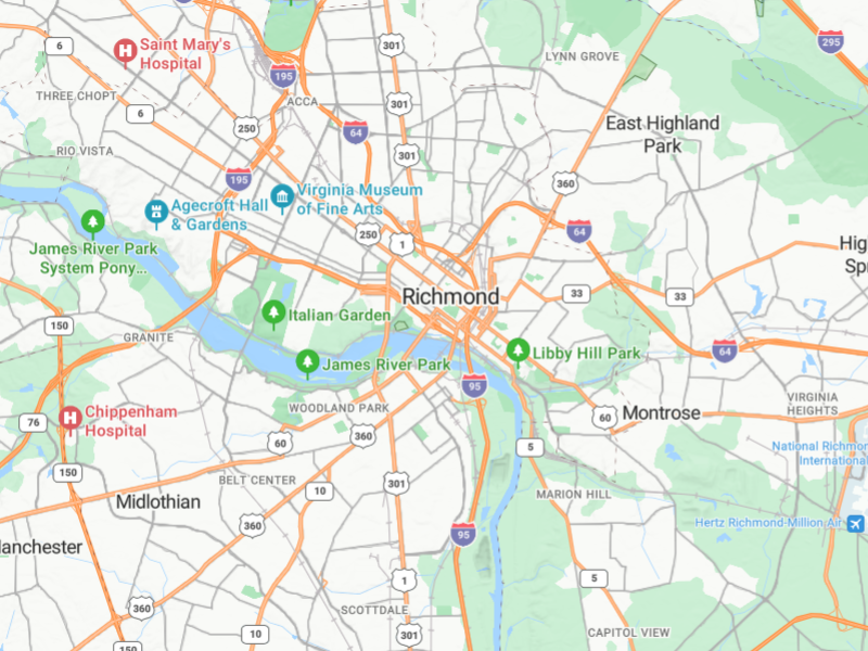 Placeholder Map of Office Location